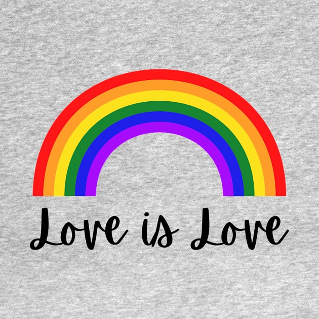 love is love lgbt gay pride by Dog & Rooster